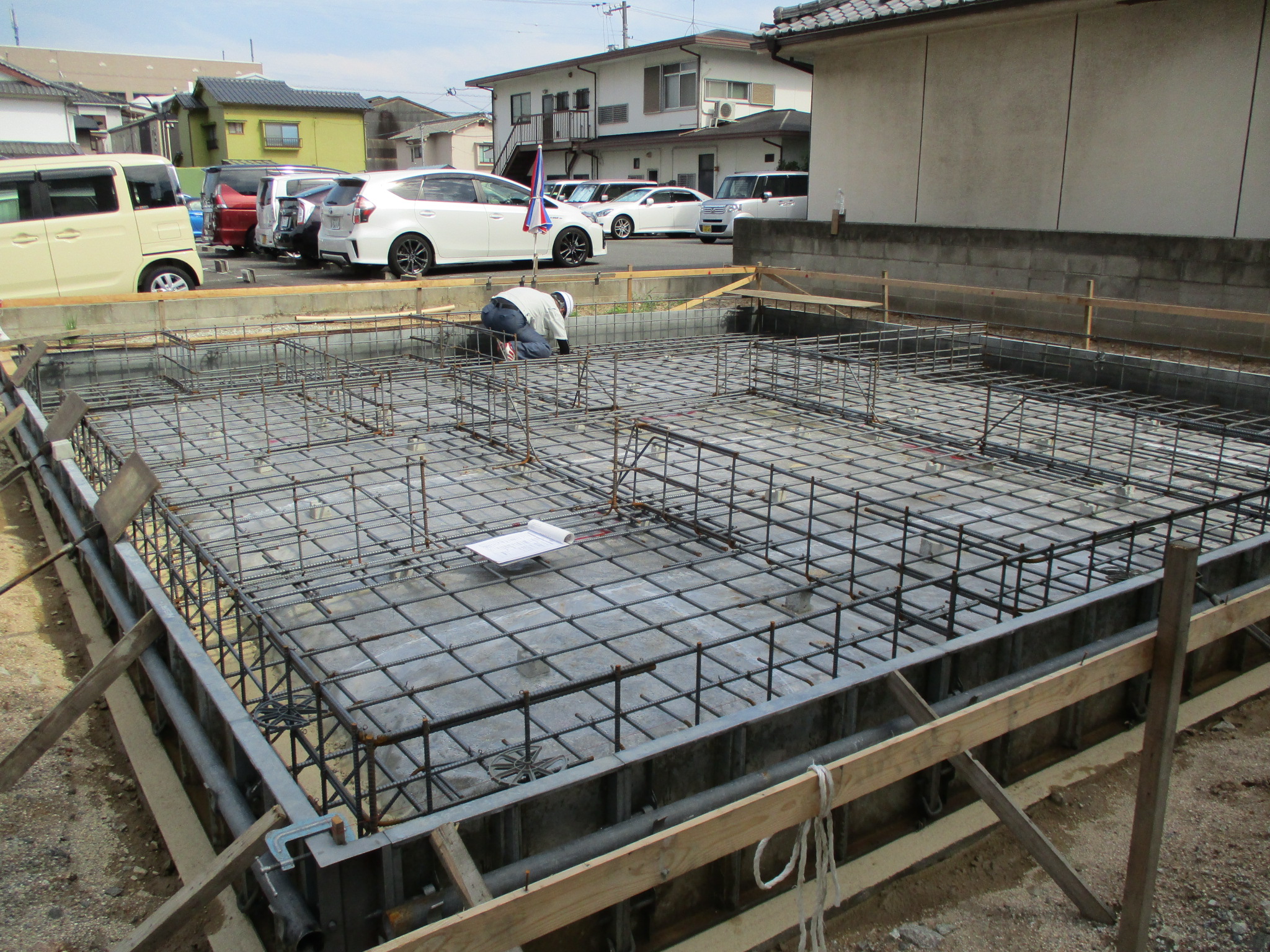 モデルハウス 只今 建築中 !