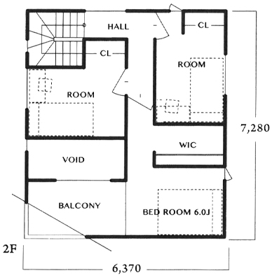 2F　見取り図　イメージ図